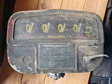 PETROL PUMP  METER BY GEORGE KENT LTD (LUTON ENGLAND)