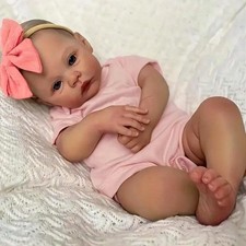 50cm Reborn Baby Dolls Vinyl Silicone Realistic Handmade Newborn Doll Xmas Gift