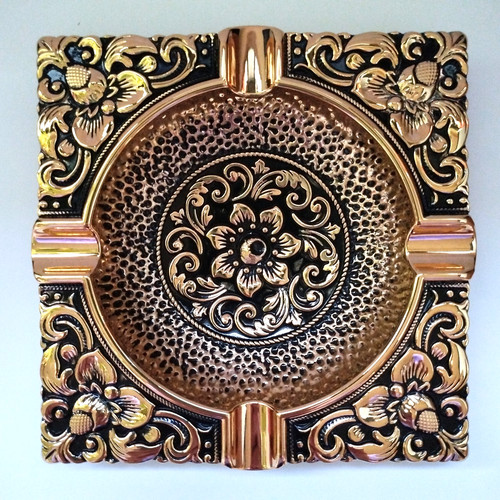 Zorro gold square metal - square,