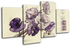 Purple Vintage Shabby Chic