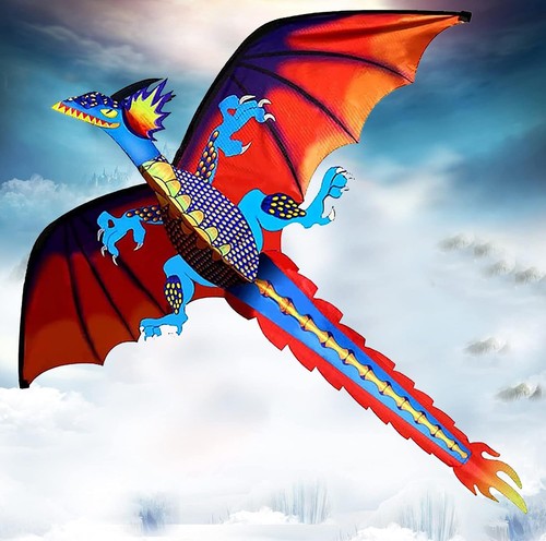 Touch the sky - dragon, kite