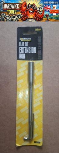 Flat drill bit extension - drill,