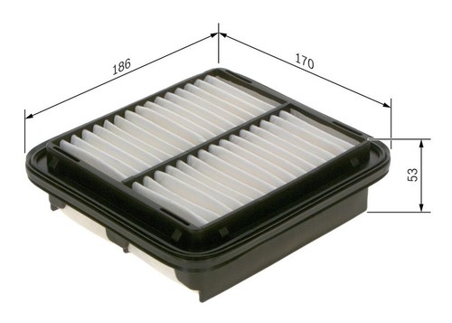 Air filter fits daihatsu cuore - air,