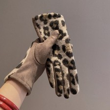 Cold-proof Leopard-print