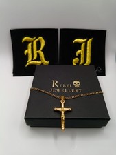 18k Gold Jesus Christ On