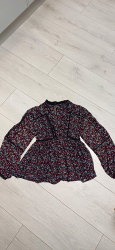 Zara women sheer floral lace - sheer,