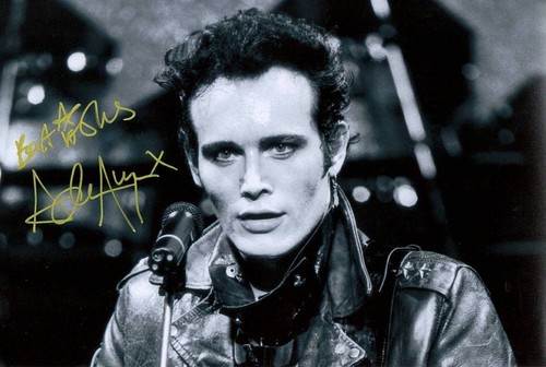 Adam ant signed autographed - signed,