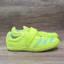 Adidas Adizero Discus Hammer Men's Sz 12  Solar Yellow Aqua Throwing Shoes NEW 