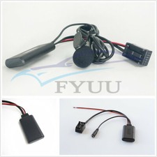 Portable Car Stereo Bluetooth Microphone Phone Call Handsfree Kit AUX Adapter