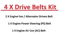 ENGINE FAN/ALTERNATOR+PS+AC