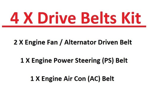 Engine fan alternator ac - engine, fan/alternator+ps+ac