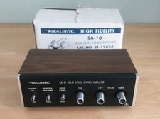 Vintage Realistic SA-10 Solid State Stereo Amplifier Boxed Tested Working