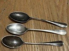 Solid silver coffee spoons