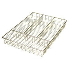 Cutlery tray gold - tray,