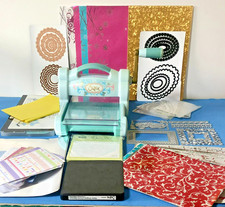 Sizzix Big Shot Die Cutting Machine with Mats, Dies, Embossing folders & card