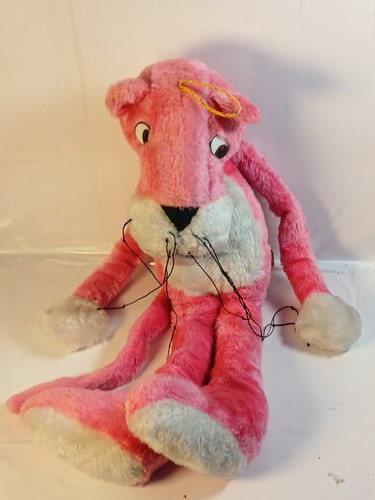 Vintage pink panther plush - pink,