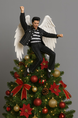 24cm elvis angel - rock, roll