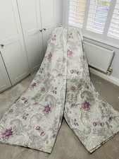 Laura Ashley Baroque Curtains Pale Grape Purple/Grey  90 x 83 drop 