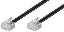 Goobay ISDN modular cable black 10m RJ45 male (8P4C) to RJ45 male (8P4C) 10m