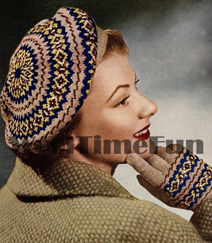 Knitting pattern vintage 1940s - knitting,