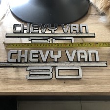 Chevy OEM 1983-1989 Van 30 Front Fender Emblem Badge Logo Nameplate 15640710