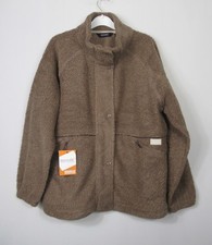 Regatta Women's Emilica Borg Full Zip Fleece Jacket Taupe Brown  Size 16 - 20