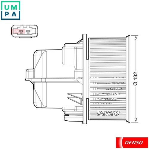 Interior blower dea33002 - interior,