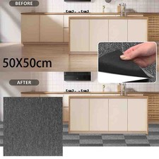 20pcs Heavy Duty Carpet Tiles 50x50cm Non-Slip PVC Flooring for Home Gym Office