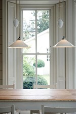 Original BTC Cobb Rise & Fall Pendant  Lights White (2)