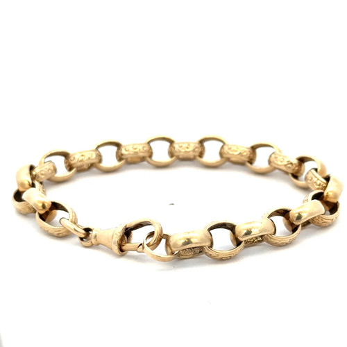 9ct yellow gold belcher