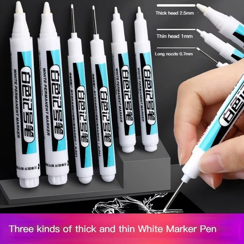 White liquid chalk - white, pen
