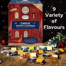 Cheese Advent Calendar Ilchester 24 Individually wrapped christmas gift