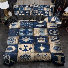 Nautical Theme Duvet Cover Set