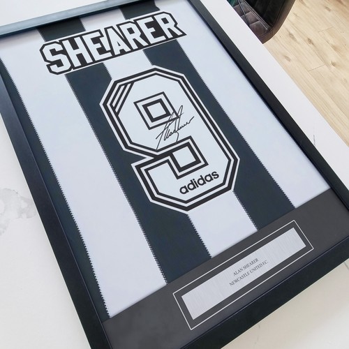 Alan shearer signed print - signed,