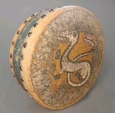 Ludwig & Ludwig Antique Tack-Head Tom-Tom Drum / Chinese Dragon - Double Sided