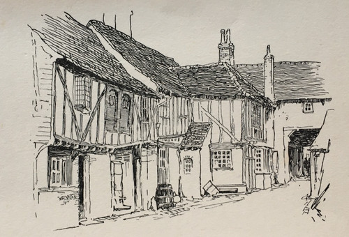 Nayland the courtyard old - nayland,