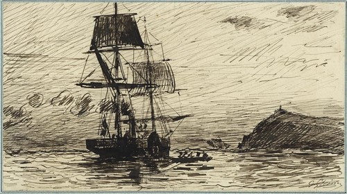 Paddle steamer sea - paddle,