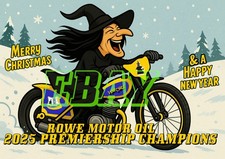 Speedway Ipswich Witches Merry Christmas Card with envelope