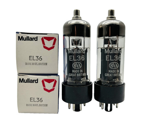 Matched pair mullard el36 - pair,