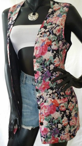 Vintage multicolour floral - vintage,
