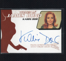 Women of James Bond In Motion 2003 Auto Autograph WA4 Karin Dor as Helga Brandt