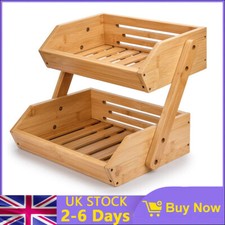 2 Tier Bamboo Kitchen Fruit &