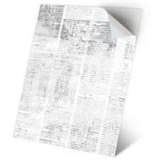1 x Vinyl Sticker A2 - BW - Vintage Grunge Newspaper Urban Retro #43724