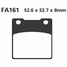 PAIR OF PADS EBC FA161 FOR