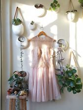 Ted Baker Raul Ball Wedding Ball Evening Lace Dress Size 2 Uk8/10 pink gold PROM