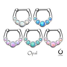 Gem Septum Ring - 1.2mm 1.6mm