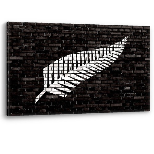 New zealand silver fern flag - new,