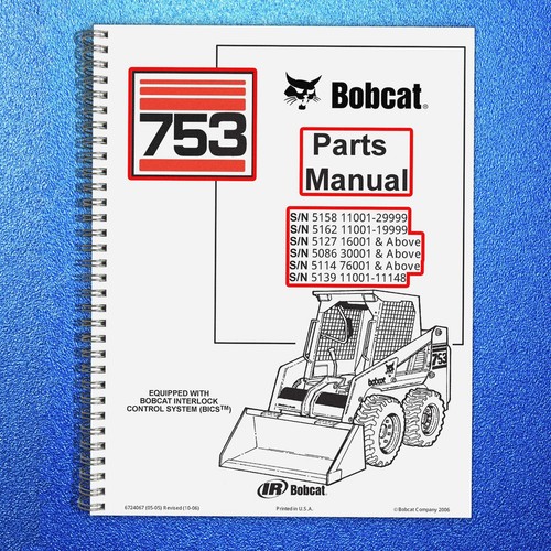 Bobcat 753 753h skid - bobcat,