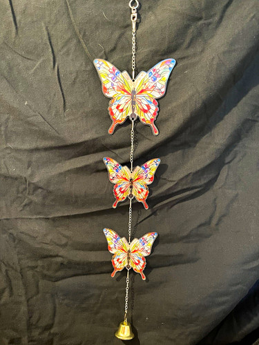 Multicoloured butterfly metal - butterfly,