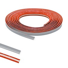 Grey PVC Quadrant Trim,Flexible Laminate Beading Self Adhesive Plastic Wall